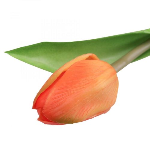Artikel Kunstbloem Tulp Oranje Real Touch lentebloem H21cm