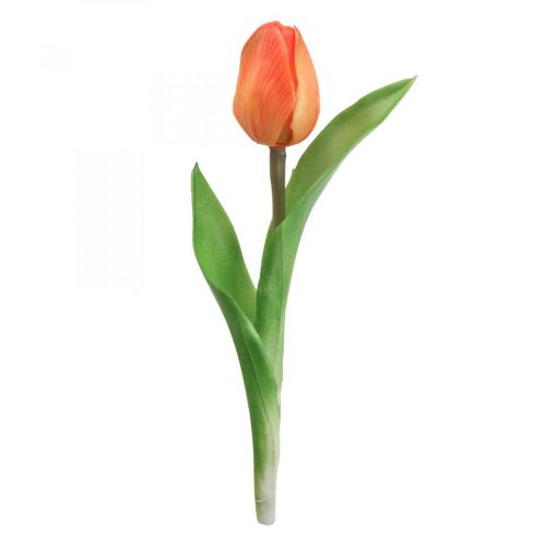 Floristik24 Kunstbloem Tulp Oranje Real Touch lentebloem H21cm