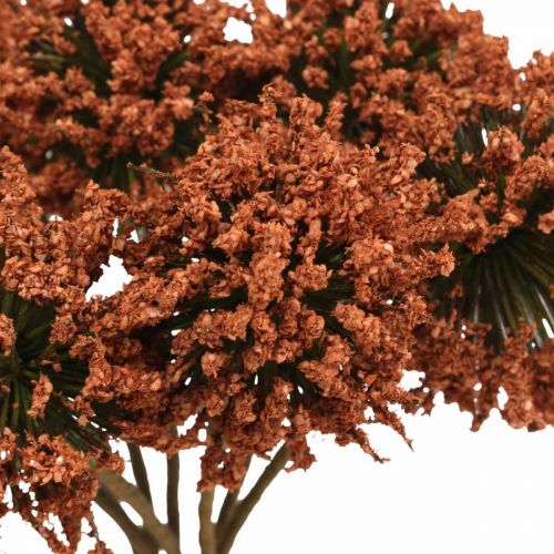 Artikel Kunstbloemen bruine sierbloemen in een bos van 4 stuks