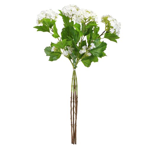Artikel Kunstbloemen Sneeuwbal Viburnum Kunstmatig Wit 60cm 4 stuks