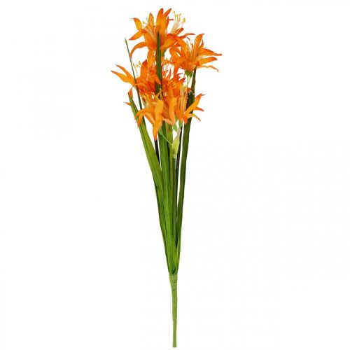 Floristik24 Kunstbloemen Nerine Oranje Guernsey Lelies Herfstbloemen 48cm