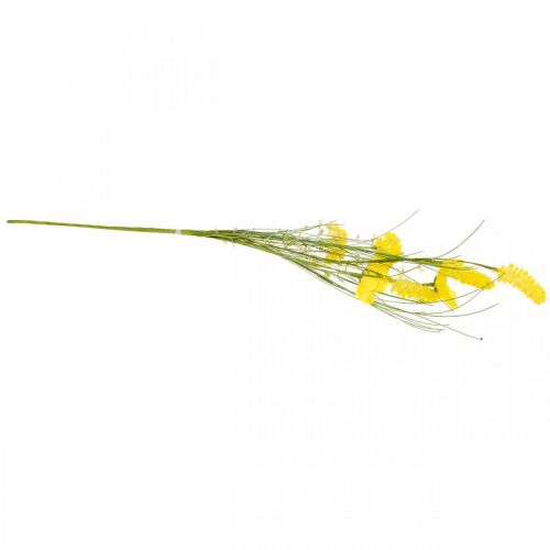 Floristik24 Boeket gele kunstbloemen, klaprozen en ranonkels in een bos, zijden bloemen, lentedecoratie L45cm
