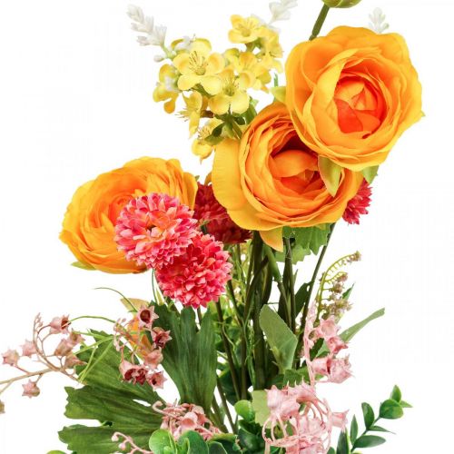 Floristik24 Kunstboeket Kunstrozen Weidebloemen 59cm