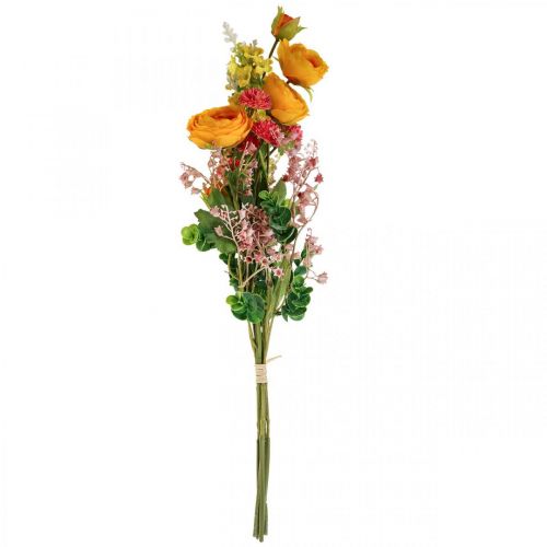 Floristik24 Kunstboeket Kunstrozen Weidebloemen 59cm
