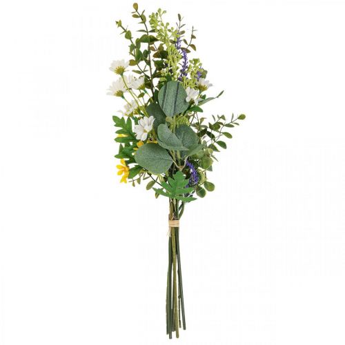 Floristik24 Kunstboeket met eucalyptus kunstbloemen decoratie 48cm