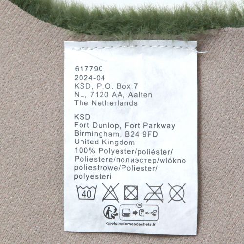 Artikel Nepbont groen decoratief bont tafelloper bonttapijt 50×90cm