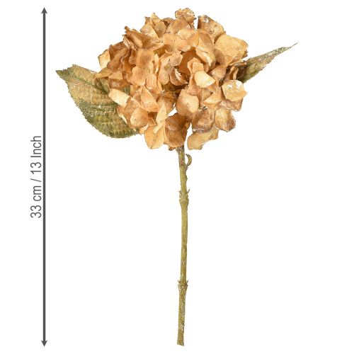 Artikel Kunsthortensia verdroogd Drylook herfstdecoratie L33cm
