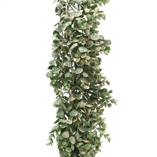 Floristik24 Buxus kunstslinger groen white wash L148cm