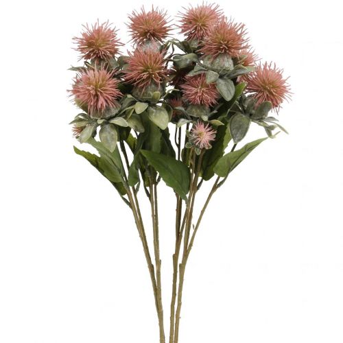 Floristik24 Kunstplanten saffloer distel tak distel roze 4st