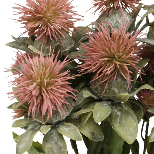 Floristik24 Kunstplanten saffloer distel tak distel roze 4st