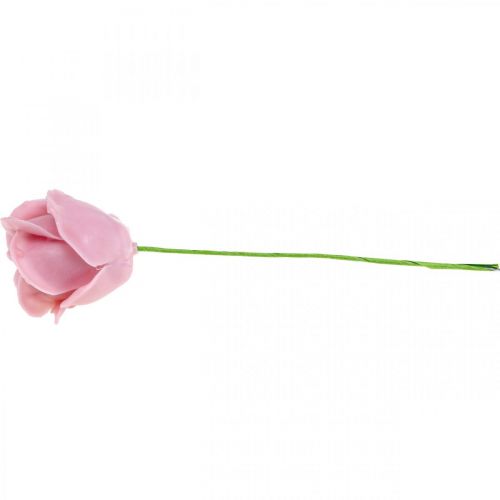 Artikel Kunstrozen roze wasrozen decoratieve rozen was Ø6cm 18 st