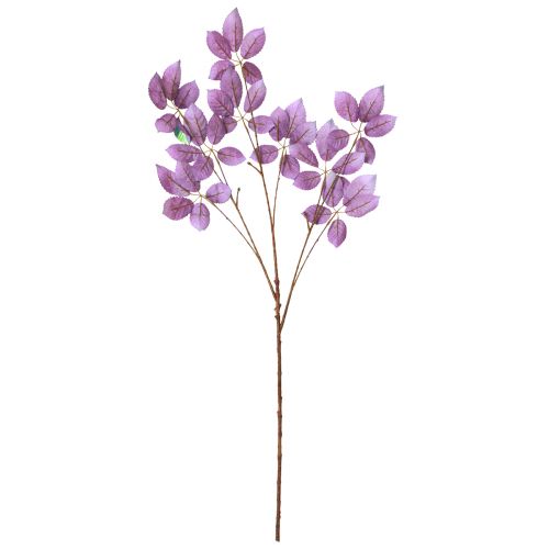 Artikel Kunsttak bladeren decoratie paars metallic L103cm 2st