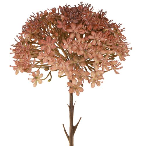 Kunsttak herfstdecoratie bloementak bruin rood 45cm 2 stuks