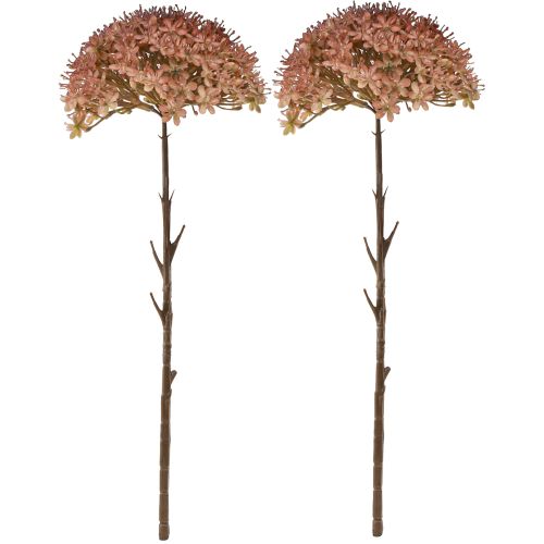 Artikel Kunsttak herfstdecoratie bloementak bruin rood 45cm 2 stuks