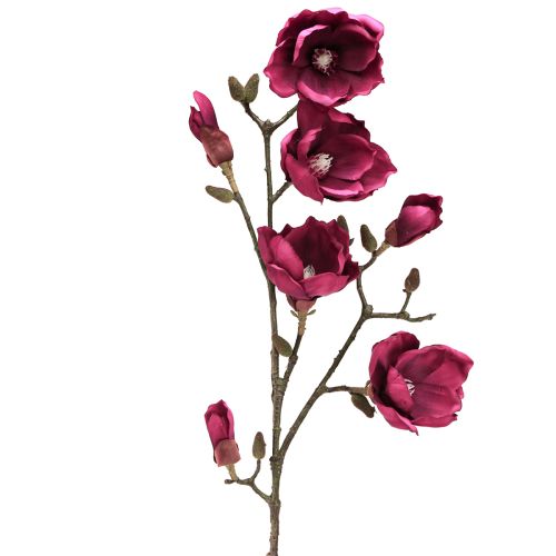 Artikel Kunstmatige Magnolia Tak Kunstbloemen Bordeaux L100cm
