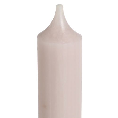 Artikel Kaarsen met korte stok kleur lichtroze 21×110mm 6 st