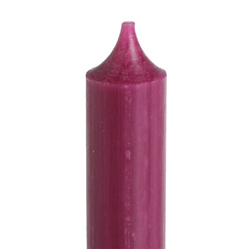 Artikel Kaarsen met korte stok waskaarsen in Berry 21×110mm 6 st