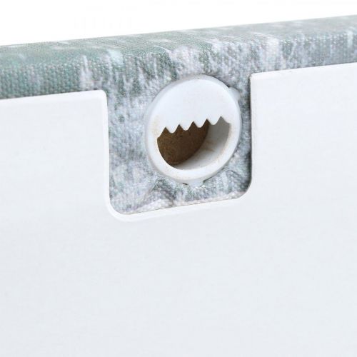 Artikel LED afbeelding kerst winterlandschap met parkbank LED muurschildering 58x38cm