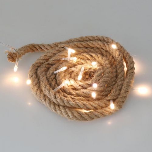 Floristik24 LED lichtsnoer snoer voor binnen LED slinger 190cm 20L warm wit