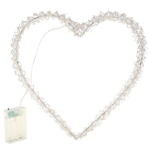 Artikel LED hart metalen decoratieve hanglamp, warm wit, 30 cm