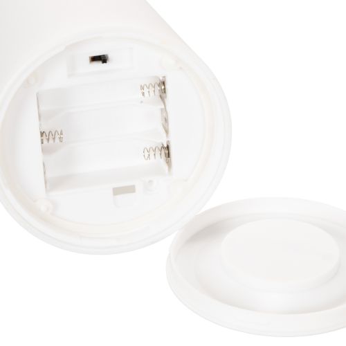 Lamp met handvat, draagbare LED-lamp voor binnen- en buitengebruik, 22 cm, 3 stuks | Floristik24.nl