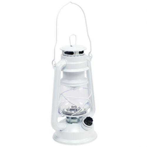 LED lantaarn dimbaar warm wit 24,5cm met 15 lampen