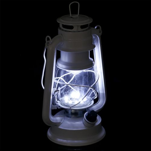 Floristik24 LED lantaarn dimbaar warm wit 24,5cm met 15 lampen