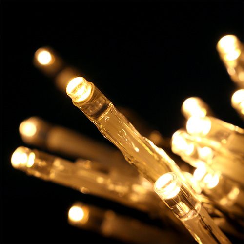Floristik24 LED lichtketting 20 cm 275cm met batterij warm wit
