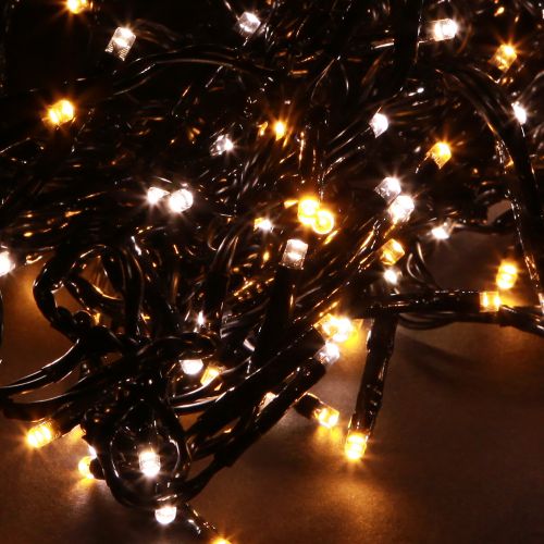Artikel LED lichtketting cluster buitentimer 144 LED 130cm