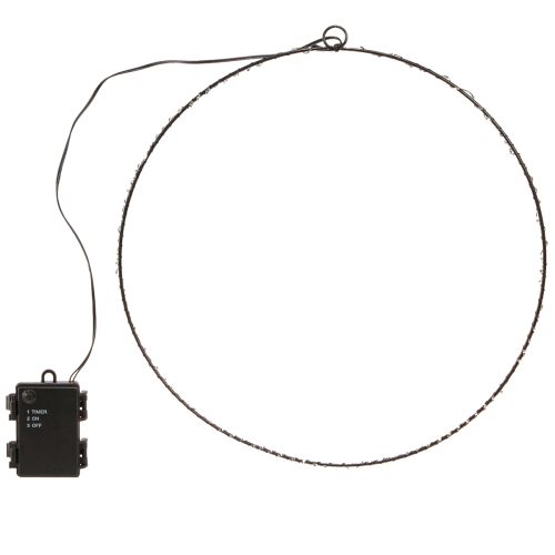 Floristik24 LED-ring voor ophanging metaal 110L warm wit binnen Ø35cm
