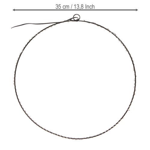 Artikel LED-ring voor ophanging metaal 110L warm wit binnen Ø35cm