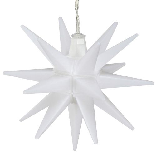 Floristik24 LED ster buiten wit licht ster batterij Ø12cm H66cm