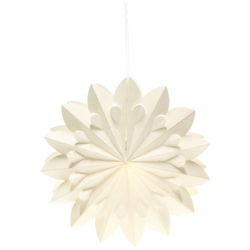 Artikel LED ster vouwster papier ster wit warm wit Ø40cm