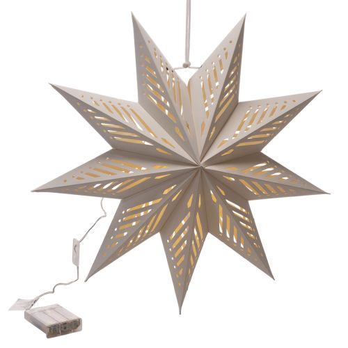 Kerstster LED-decoratie om op