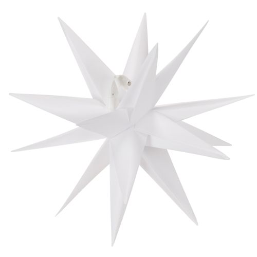 Decoratieve LED-ster, warm wit, voor buiten, met timer, 40 cm