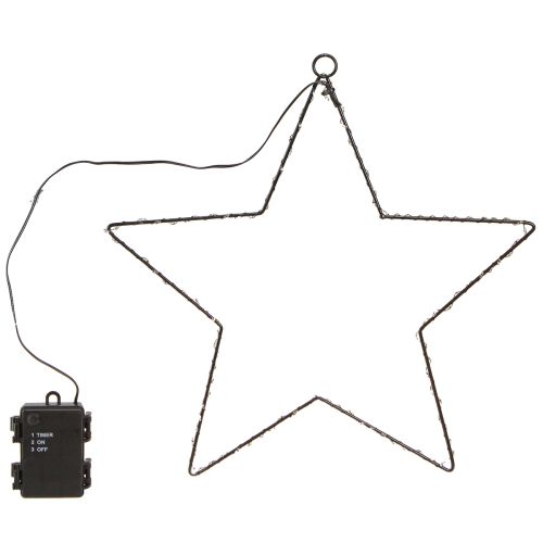 Floristik24 LED ster om op te hangen metaal 110L warm wit binnen Ø35cm