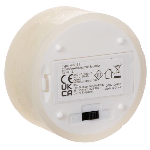 LED-theelichtje, warm wit,