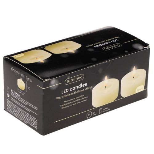 LED-theelichtje, warm wit,