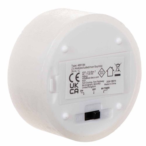 LED XL theelichtje, wit, echte