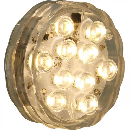 Floristik24 LED-onderwaterlampen met afstandsbediening warm wit 2st