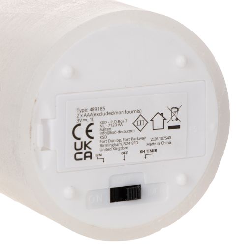 LED-zuilkaars, flikkerend, met