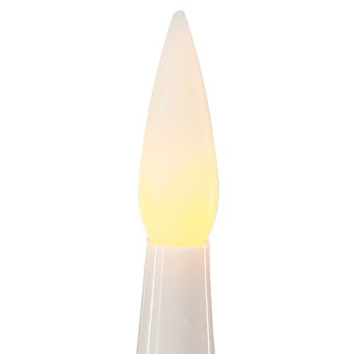 Floristik24 LED-kerstboomkaarsen draadloze afstandsbediening 15,5cm 10 st