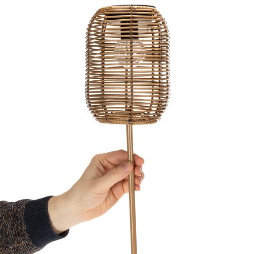 Artikel Solar tuinlamp in rotanstijl voor romantische avonden in de buitenlucht, 86 cm