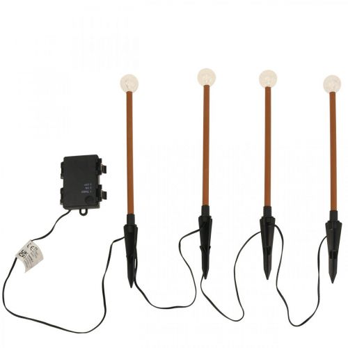 Floristik24 LED tuinverlichting LED bar light 4 LED lampen H20cm
