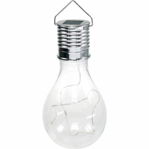 Tuindecoratie LED-lamp op zonne-energie warm wit H15cm 5st