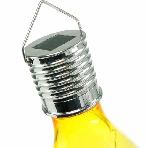 Floristik24 Tuindecoratie LED-lamp op zonne-energie assorti kleuren 15cm 4st