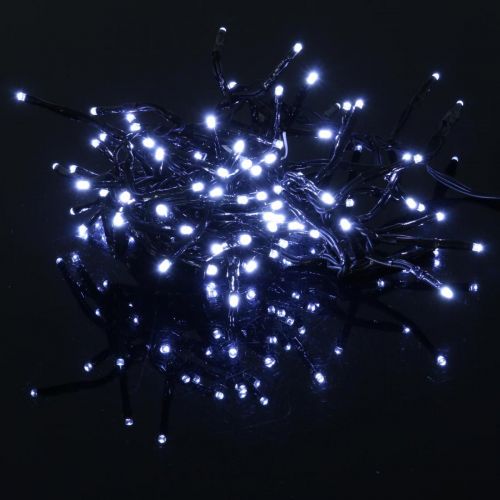 Floristik24 Lichtcascade met sneeuweffect, winterdecoratie Advent, LED-verlichting 6 strengen koud wit 480 L60/80/100cm