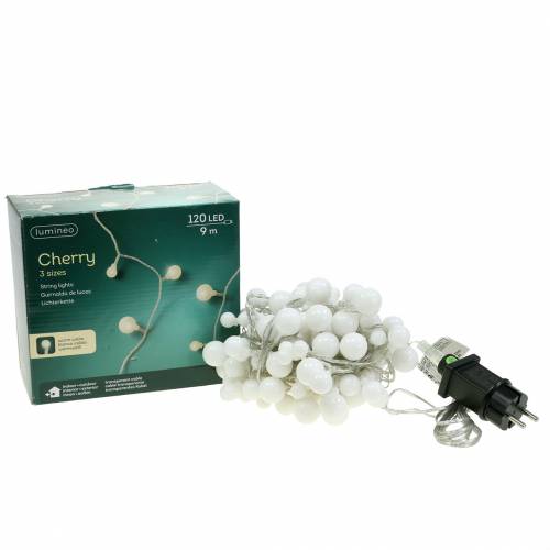 Artikel LED lichtketting Kersen warm wit 9m 120LED