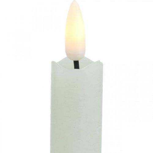 Artikel LED kaarsvet kaarsen creme voor batterij Ø2cm 24cm 2st
