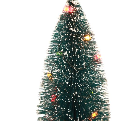 Artikel LED-kerstboom mini kunstmatig voor batterij 16cm 2st